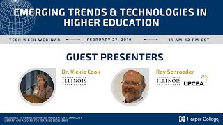 Emerging Trends & Technologies in Higher Education Webinar