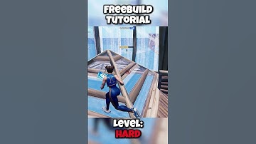 Freebuild Tutorial | Level Hard #fortnite #freebuild #tutorial #hard #learn #practice #kbm #retake