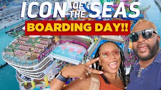 Boarding Icon of The Seas This Ship is MASSIVE!! 🤯🛳️