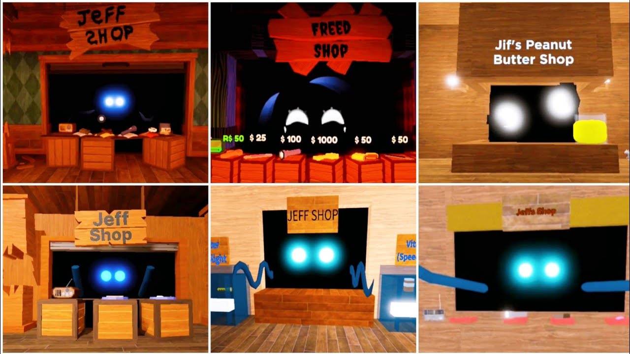 Doors Jeff's Shop In Different Doors Games YouTube