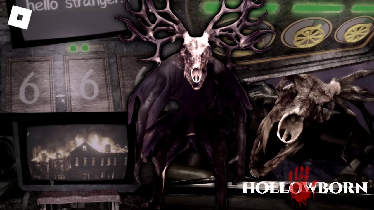 ROBLOX HOLLOWBORN FULL WALKTHROUGH || GOOD & BAD ENDING (HORROR)
