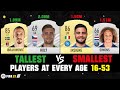 FIFA 21 | TALLEST/SHORTEST PLAYERS AT EVERY AGE 16-53! 👀🔥| FT. IBRAHIMOVIC, INSIGNE, XAVI... etc