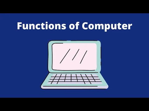 Basic Computer Series || Part 4 (Function of Computer) - YouTube