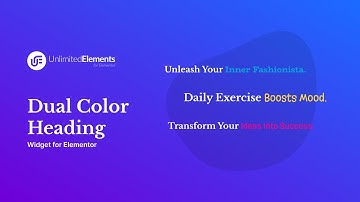 How to Create a Two Color Heading in Elementor? (Step by Step Tutorial)