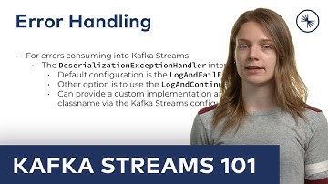 Kafka Streams 101: Error Handling (2023)