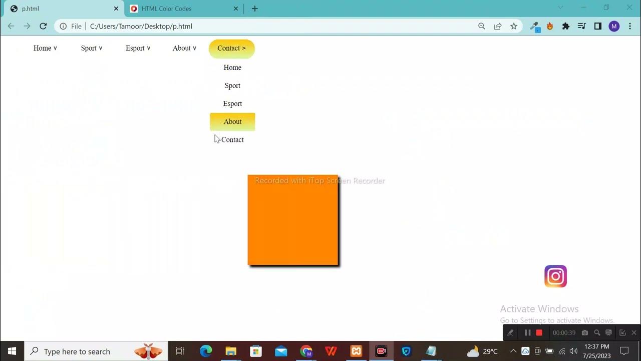 How to creat Colorfull Box Tutorials use Codes HTML/CSS FULL HD 4K ...