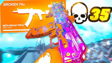 new *BUFFED* Kastov 74u is *BROKEN* in Warzone 😍 (Best Kastov 74u Class Setup) MW2 Warzone