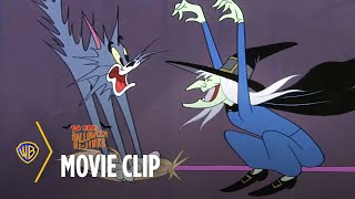 Tom and Jerry Halloween Hi-Jinks | Flying Sorceress | Warner Bros. Entertainment