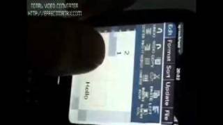 SocialCalc on Palm WebOS