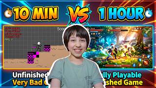 Remake Geometry Dash in Scratch in 10 MIN VS 1 HOUR