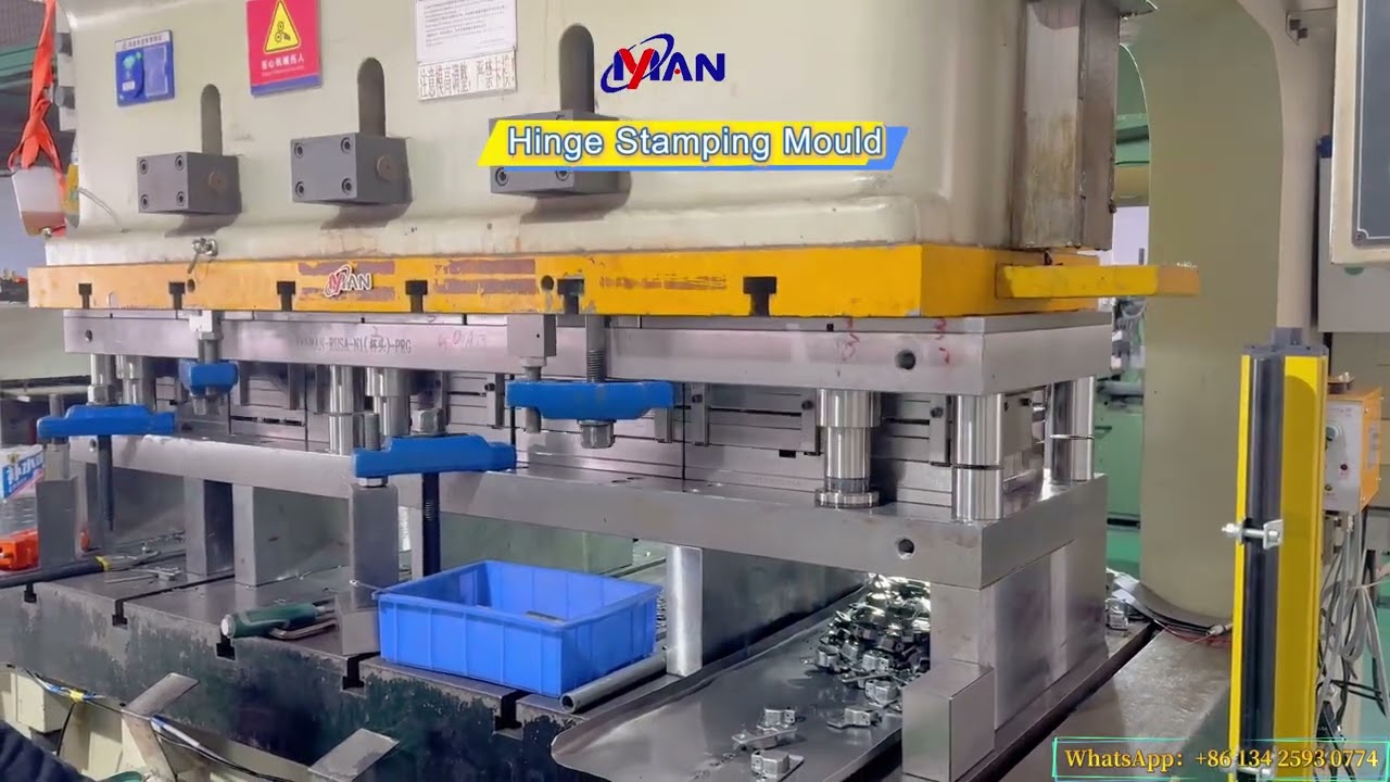 Auto stamping mold for cabinet hinge, hinge cup progressive die 