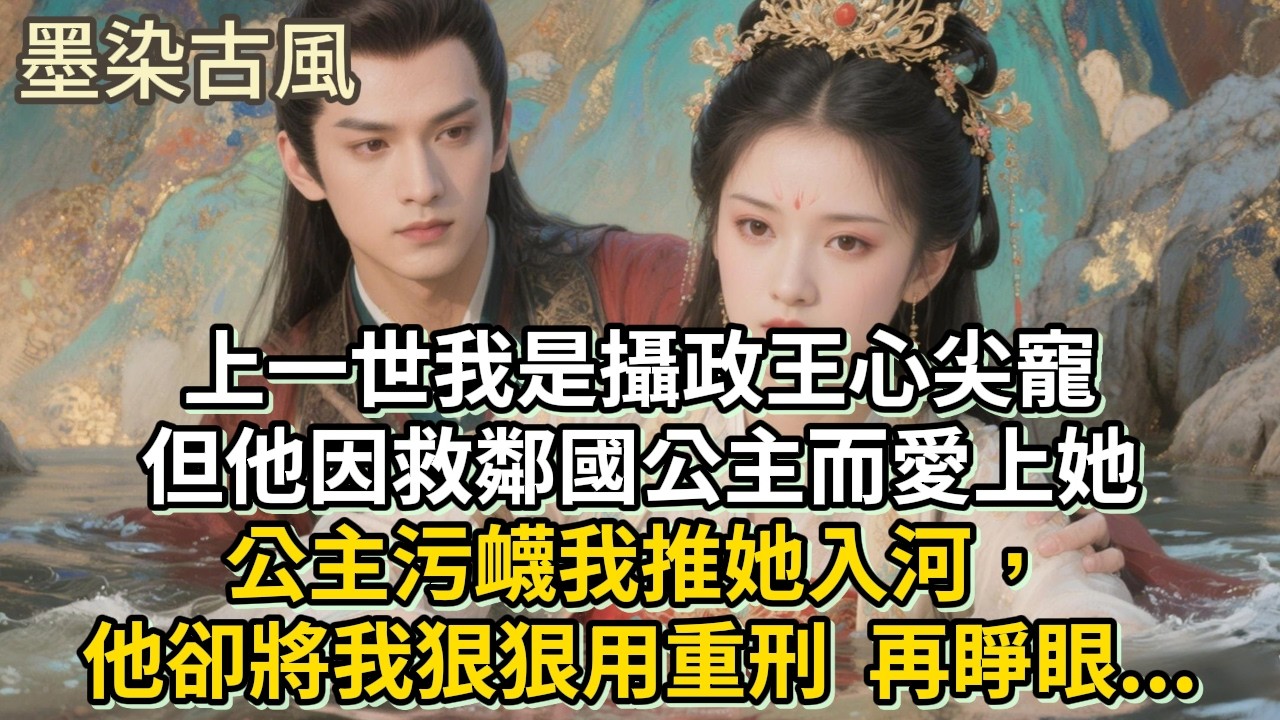 上一世我是攝政王心尖寵，但他因救鄰國公主而愛上她。公主污衊我推她入河，他卻將我狠狠用重刑，再睜眼...#古言 #小説 #古風 #愛情 #情感故事 #爽文 #完結#原創