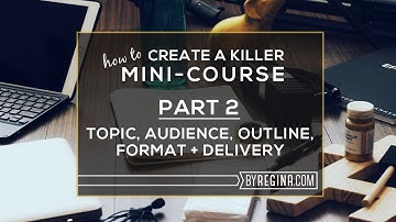 The Mini-Course Challenge: Planning, Outlining, and More (Video 2)