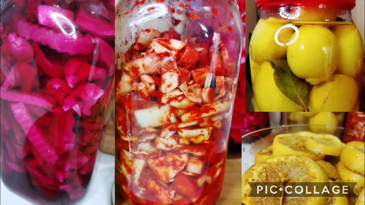 Tourshi Tounsi عولة تخليل الليمون والامالح والطرشي التونسي بنوعين