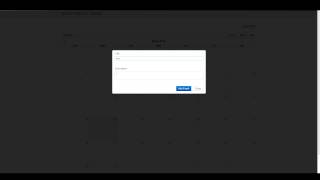 Ajax Full Featured Calendar (fullcalendar) - 1.[Month View] Quick Add Event