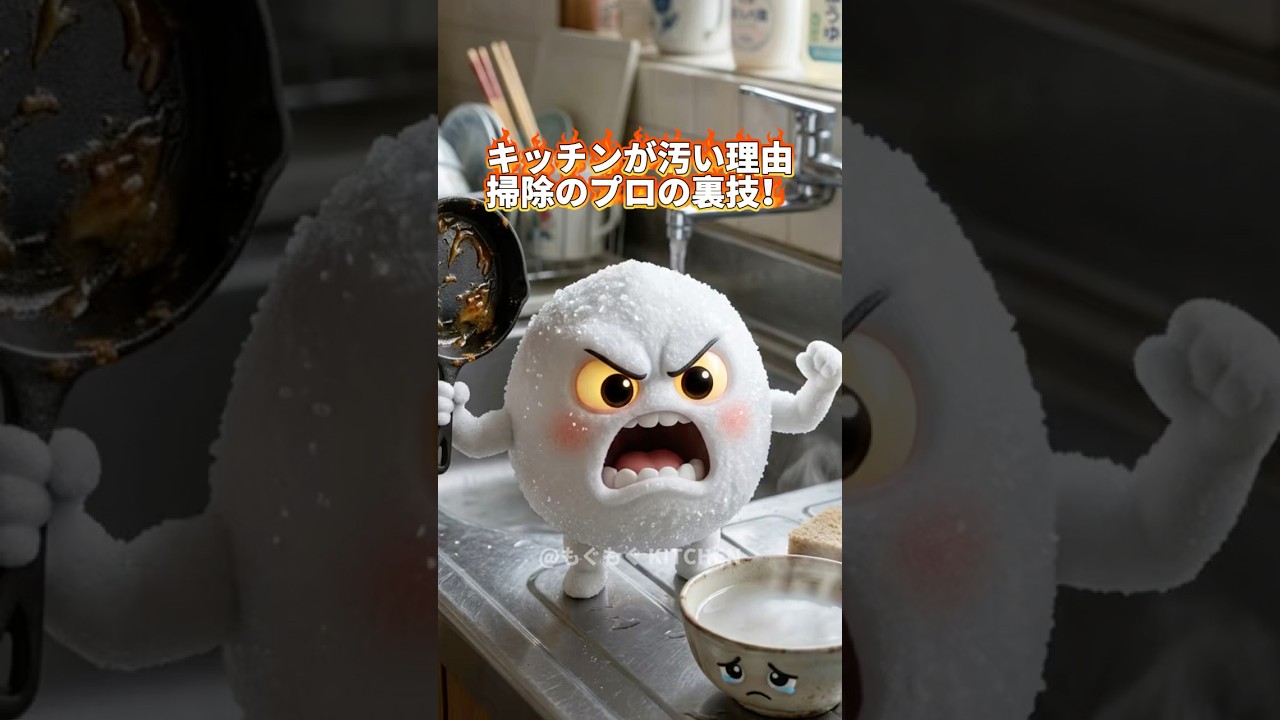 シンクの輝き、戻すならこれ #aiアニメ #aianimation #食育