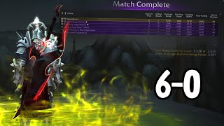 Unholy DK DESTROYS In Solo Shuffle (UNDEFEATED)