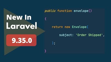 Alternative Mailable Syntax  - 3 New Things Added - New In Laravel 9.35.0