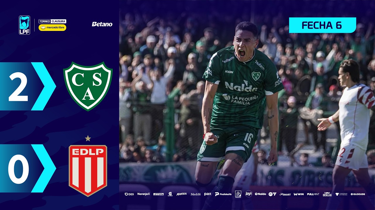 SARMIENTO 2 - 0 ESTUDIANTES | Resumen del partido | #TorneoMercadoLibre Clausura 2026 🏆