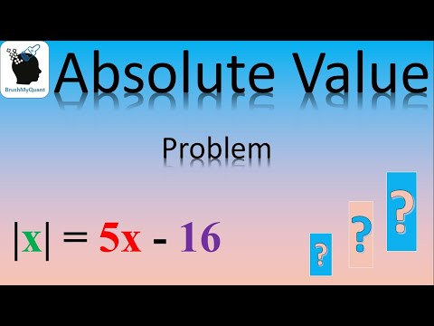 Absolute Value Problem | Opening Absolute Value Problem | BrushMyQuant #absolutevalue