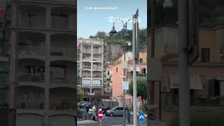 Cars crushed by rockfall in Naples earthquake