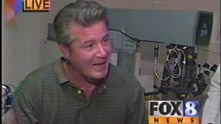 Fox 8 news Cleveland Dick Goddard Dog days, laser eye surgery and weather 1999