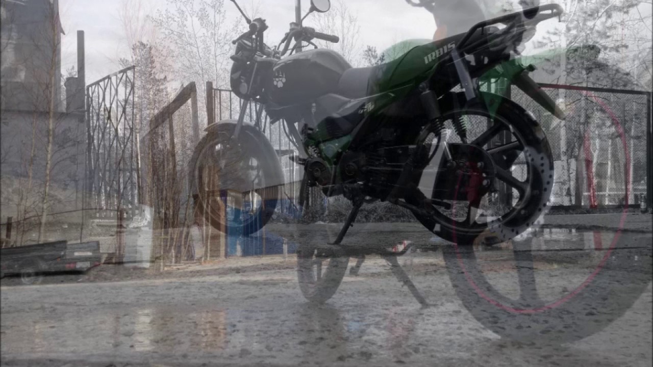 Изменение звука выхлопа на мотоцикле Irbis GS 150 - YouTube