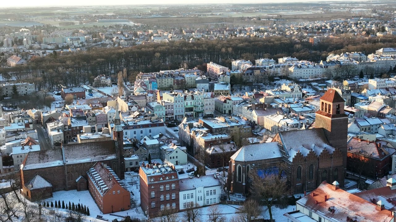 Tczew w Styczniu . Dji Mavic 3