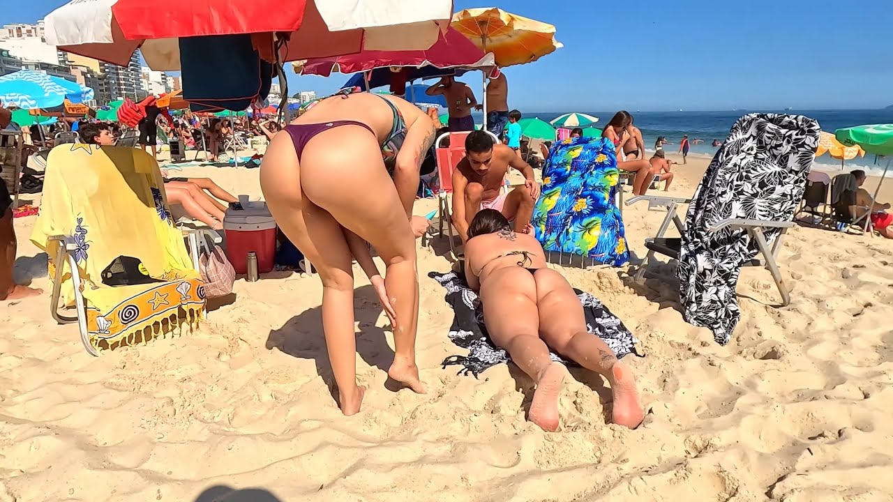 MUST SEE Barcelona Beach 🏝️ Bikini Beach Walk Beach