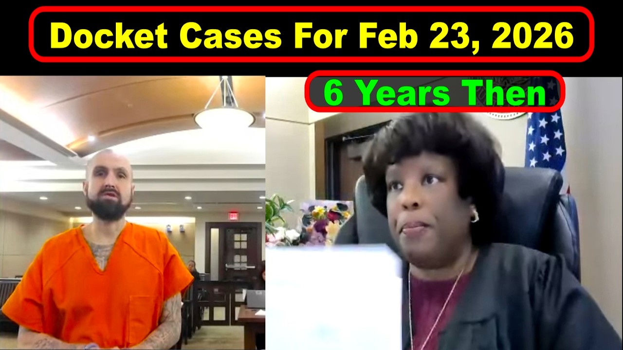 Judge Boyd's Docket From Feb 23rd,  2026  - Vikky's Court Watch