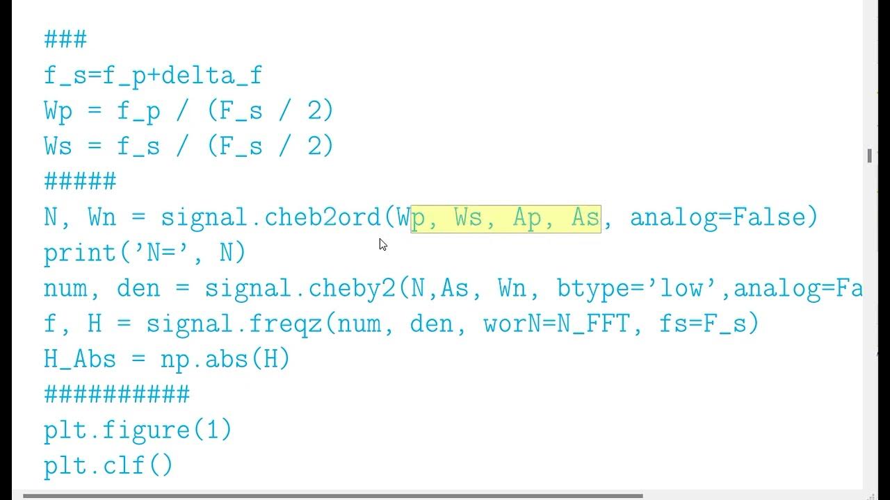 Digital Signal Processing Using Python: Chapter 7: Part5 - YouTube