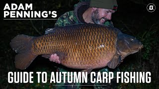 How Adam Penning Approaches Autumn Carp Fishing