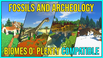 How to Make FOSSILS AND ARCHEOLOGY Work With BIOMES O