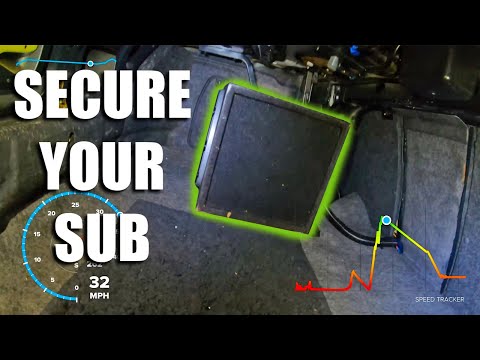 🔊 How to: Secure Your Trunk Subwoofer 🔊