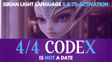 ACTIVATE the 4/4 Codex: A SIRIAN Transmission for 5D & 7D Abundance Alignment (Clear 3D Blocks)