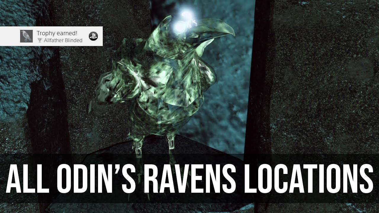 God of War All Odin's Ravens in Alfheim (Allfather Blinded Trophy Guide) 