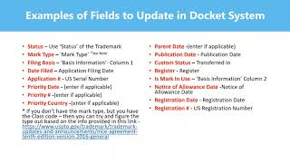 Docketing Excellence™ Webinar #23: Docketing Options for Managing the Transfer of a TM Portfolio