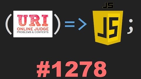 LÓGICA DE PROGRAMAÇÃO - URI 1278 - JAVASCRIPT