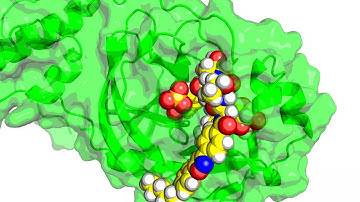 Molecules "docked" into SARS-CoV-2 protease being studied with Folding@home!