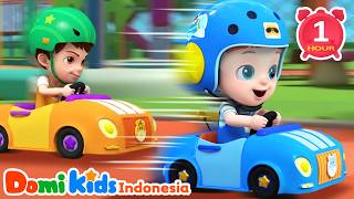 Balap Mobil 🏎🚗 Kumpulan Lagu Anak Kendaraan | Domi Kids Kumpulan Lagu Pesta Anak-anak