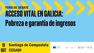 Proyecto Acceso Vital en Galicia: Bienvenida y presentación resultados
