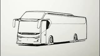 Cara Menggambar Bus, BUS SR3 HD
