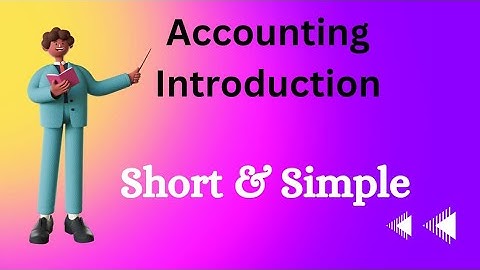 Accounting Introduction|@eduaccountancy