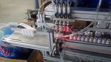 agro chemical bottle four head leak check machine