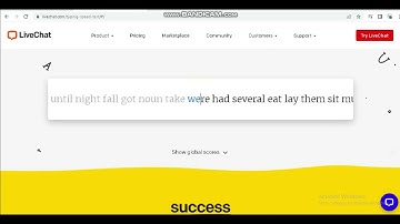 Livechat speed typing test 107 words per minute