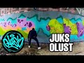 GRAFFITI WITH JUKS & OLUST - SAME COLORS DIFFERENT STYLES