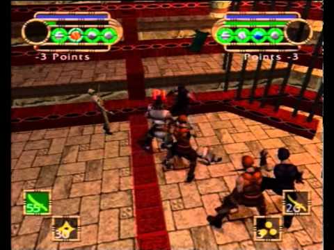 GoDai: Elemental Force (PS2) - out of bounds in multiplayer