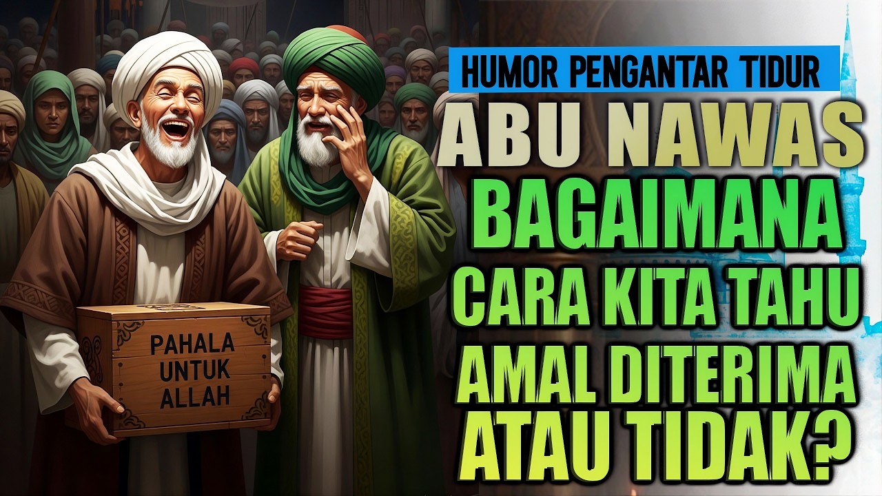 Abu Nawas Dengan Pertanyaan, Bagaimana Cara Kita Tau Amal Kita Diterima Atau Tidak || TAWA ABU NAWAS