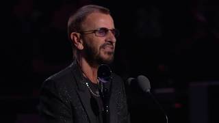 Ringo Starr Acceptance Speech at the 2015 Rock &amp; Roll Hall of Fame Induction Ceremony