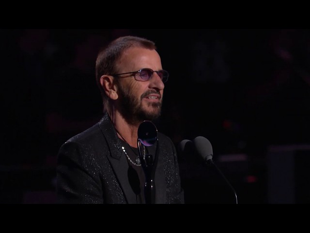 Ringo Starr Acceptance Speech at the 2015 Rock u0026 Roll Hall of Fame Induction Ceremony class=